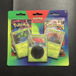 Pokemon TCG Oddish Gloom Vileplume Booster 2 Packs Collectible Coin - Image 1