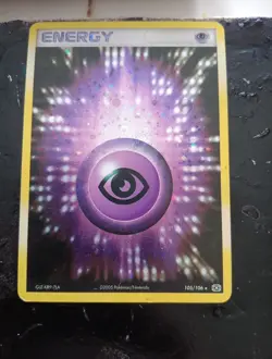 Pokemon Card Psychic Energy EX Emerald Holo 105/106 - Image 1