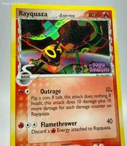 Rayquaza Delta Species (26/110) - Pokemon TCG Trading Card - Reverse Holographic - Image 3