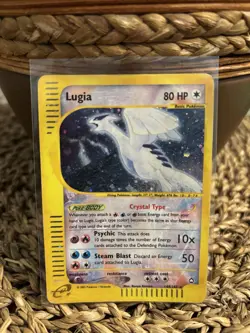 Pokemon Lugia Crystal Type 149/147 Aquapolis Secret Rare WOTC 2002 e-Card - Image 1