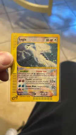 Pokemon Lugia Crystal Type 149/147 Aquapolis Secret Rare WOTC 2002 e-Card - Image 2