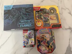 Pokemon TCG Bundle Card Set Mega Evolution Phantasmal Flames + Boosters NEW SEAL - Image 1