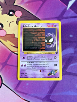 Sabrina's Gastly - 96/132 [Gym Challenge] Pokemon TCG - Vintage - NM - Image 1