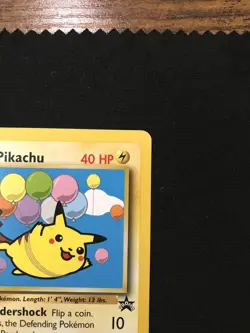 Pokemon English TCG Flying Pikachu 25 Black Star Promo WOTC LP - Image 4