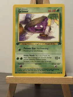 Pokemon Card Grimer 1st Edition Team Rocket Series 57/82 WOTC TCG - Image 1