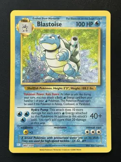Blastoise 003/034 Trading Card Game Classic Holo Pokemon TCG Near Mint - Image 1