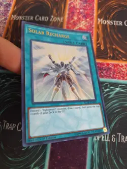 Yugioh Solar Recharge BLLR-EN045 Ultra Rare 1st Edition Near Mint - Image 2