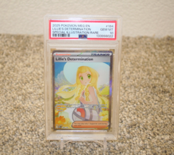 POKEMON 2025 LILLIE’S DETERMINATION SPECIAL ILLUSTRATION RARE 184/132 PSA 10 - Image 1
