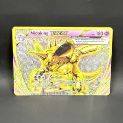 Pokemon Nidoking Break 46/108 Horizontal MP Full Art Ultra Rare Evolutions - Image 1
