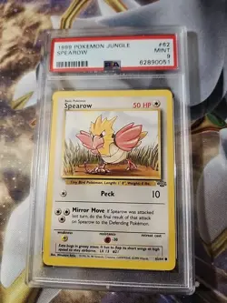 1999 POKEMON JUNGLE #62 SPEAROW PSA 9 - Image 1