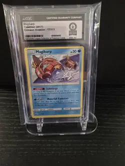 2017 Pokemon - Magikarp Crimson Invasion 17 - 1/1 CGC Guinness World Record Slab - Image 1