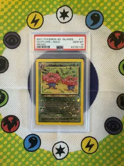 Southern Islands Vileplume PSA 10 Pokemon Swirl 🌀 17/18 Reverse Holo POP 59 - Image 1
