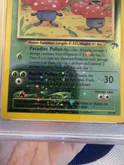 Southern Islands Vileplume PSA 10 Pokemon Swirl 🌀 17/18 Reverse Holo POP 59 - Image 2