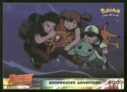 Underwater Adventure #17 Pokemon 1999 Topps Movie LP - Image 1
