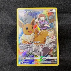 Eevee TG11/TG30 UR Full Holo Brilliant Stars Trainer Gallery Pokemon - Image 1