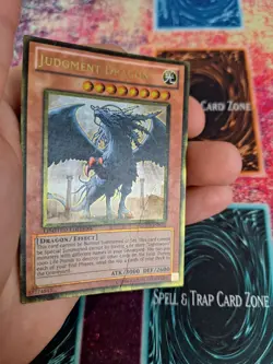 Yugioh Judgment Dragon GLD3-EN016 Gold Rare Limited Moderately Played - Image 3