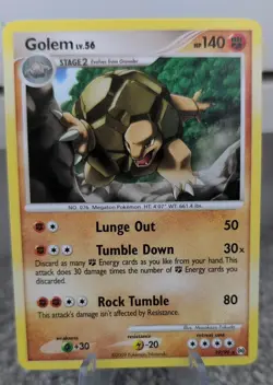 Pokemon TCG Golem Arceus 19/99 Regular Rare - Image 1