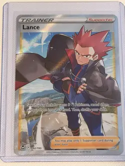 Pokemon Lance 192/195 Swsh12: Sword & Shield - Silver Tempest Holo Full Art - Image 1