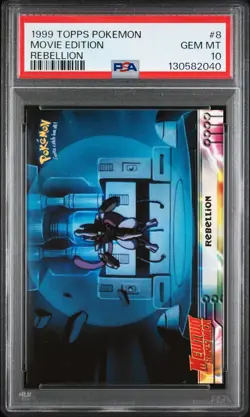 1999 TOPPS POKEMON THE MOVIE EDT REBELLION #8 MOVIE EDITION PSA 10 - Image 1