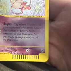 POKEMON TCG EXPEDITION BASE SET MEW #019/165 HOLO RARE 2002 BASIC 50HP - Image 5