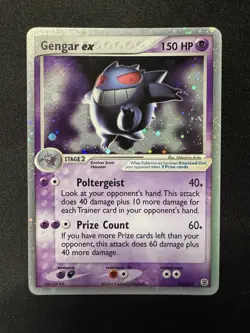 2004 Pokemon EX Fire Red & Leaf Green GENGAR EX Ultra Rare Holo 108/112 NM/MT - Image 3
