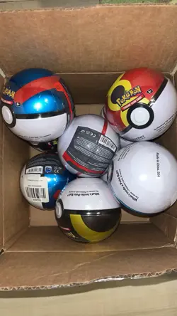 Pokemon TCG Poke ball Tins NEW Factory Sealed Lot Of 9 MIXED - Image 1