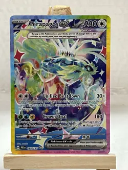 Pokemon TCG Terapagos ex SIR 169/131 Sv: Prismatic Evolutions Holo Full Art NM - Image 1