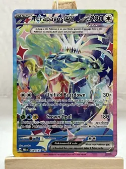 Pokemon TCG Terapagos ex SIR 169/131 Sv: Prismatic Evolutions Holo Full Art NM - Image 2