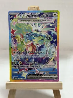 Pokemon TCG Terapagos ex SIR 169/131 Sv: Prismatic Evolutions Holo Full Art NM - Image 3