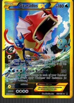 Pokemon TCG Gyarados EX 123/122 XY Breakpoint Secret Holo -DMG - Image 1