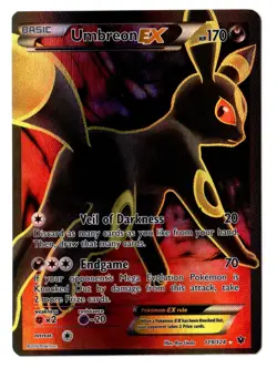 Pokemon EN XY Fates Collide Umbreon EX 119/124 LP - Image 1
