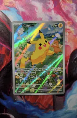 Pikachu SVP EN 088 Black Star Promo Holo Paldea Adventure Chest Pokemon TCG - Image 1