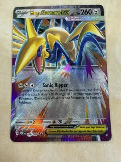 Pokemon Perfect Order Mega Skarmory ex 055/088 RR Near Mint - Image 1