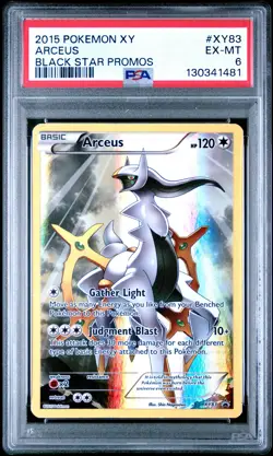 2015 POKEMON XY BLACK STAR PROMO ARCEUS #XY83 PSA 6 EX #130341481 - Image 1