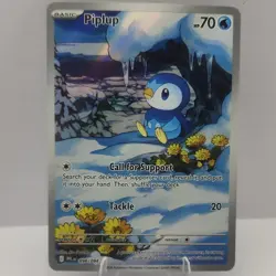 Pokemon Piplup 098/094 Me02 Phantasmal Flames Illustration Rare Holo Basic 70 HP - Image 1
