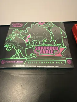 Pokemon Scarlet & Violet Shrouded Fable Elite Trainer Box Perrin Pokemon Center… - Image 2