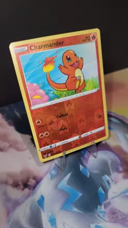 Charmander 023/185 - Pokemon TCG Reverse Cosmos Holo - Swirl PROMO LP - Image 3