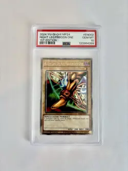 PSA 10 Right Leg of the Forbidden One MP24-EN002 Yugioh Quarter Century Rare - Image 1