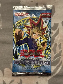 YuGiOh Legend of Blue-Eyes White Dragon (LOB) 1st Edition Pack (Portuguese) - Image 1
