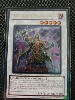 Yugioh Legendary Six Samurai - Shi En Ultimate Rare 1st edition mint STOR-EN041 - Image 1