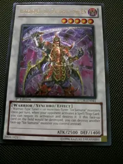Yugioh Legendary Six Samurai - Shi En Ultimate Rare 1st edition mint STOR-EN041 - Image 2
