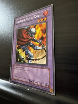 YuGiOh TCG | Charubin the Fire Knight - LOB-015 | 1st Edition - Rare | NM - Image 2
