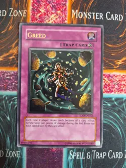 Yu-Gi-Oh! Greed SOD-EN055 Ultimate Rare Unlimited Near Mint - Image 1