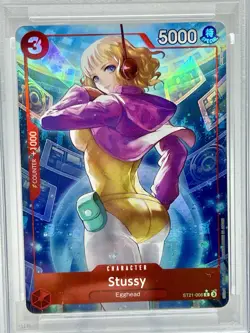 2025 One Piece CCG English ST 21-006 STUSSY PSA 10 Gem Mt Alternate Art - Image 2