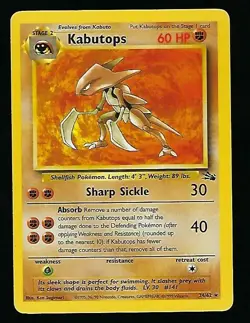 Kaputops 24/62 - 1999 Fossil Set Pokemon Card - Rare Non Holo - NM/M - Image 1
