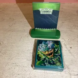 Pokemon Teal Mask Ogerpon Sleeves and Magnetic Card Case only (No Cards) - Image 1