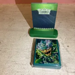 Pokemon Teal Mask Ogerpon Sleeves and Magnetic Card Case only (No Cards) - Image 2