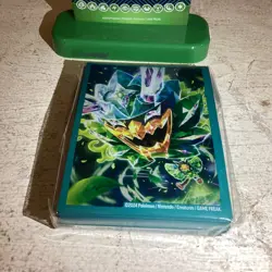 Pokemon Teal Mask Ogerpon Sleeves and Magnetic Card Case only (No Cards) - Image 4