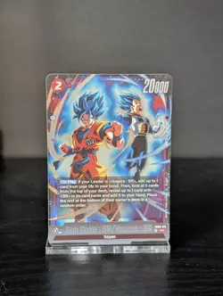 Son Goku : BR/Vegeta : BR FB09-011 Dragon Ball Super Card Game Dual Evolution NM - Image 1