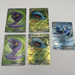 Pokemon TCG S&V: 151 Lot Of 5 Cards Arbok Venusaur Blastoise - Image 1